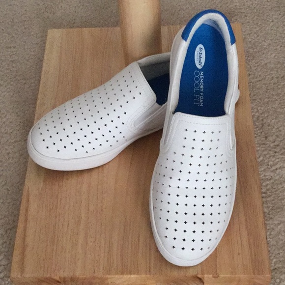 dr scholl's perforated slip ons